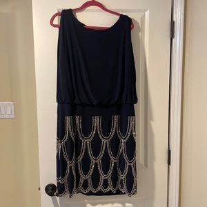Sparkle Navy Dress